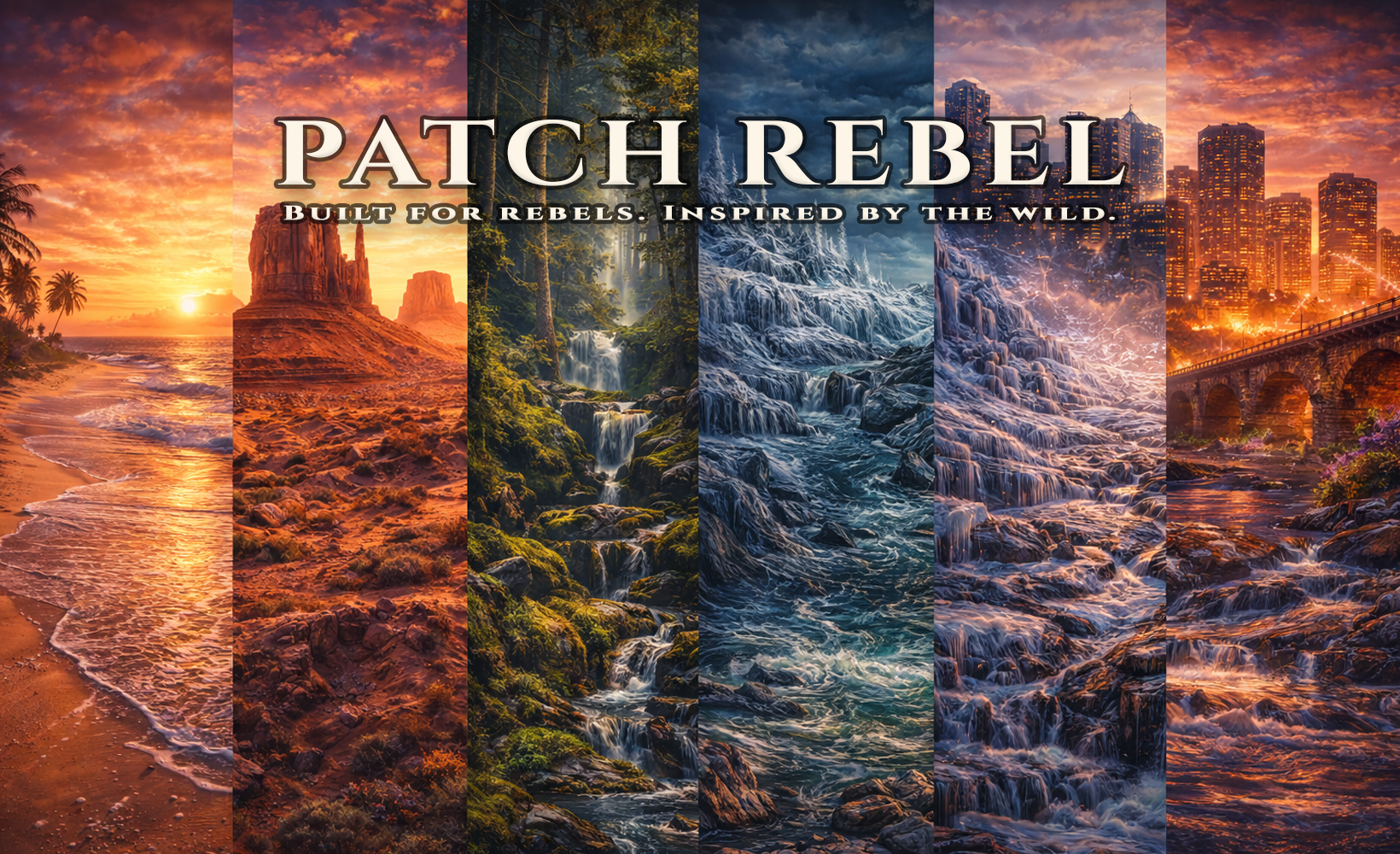 Patch Rebel - Built for rebels. Inspired by the wild.